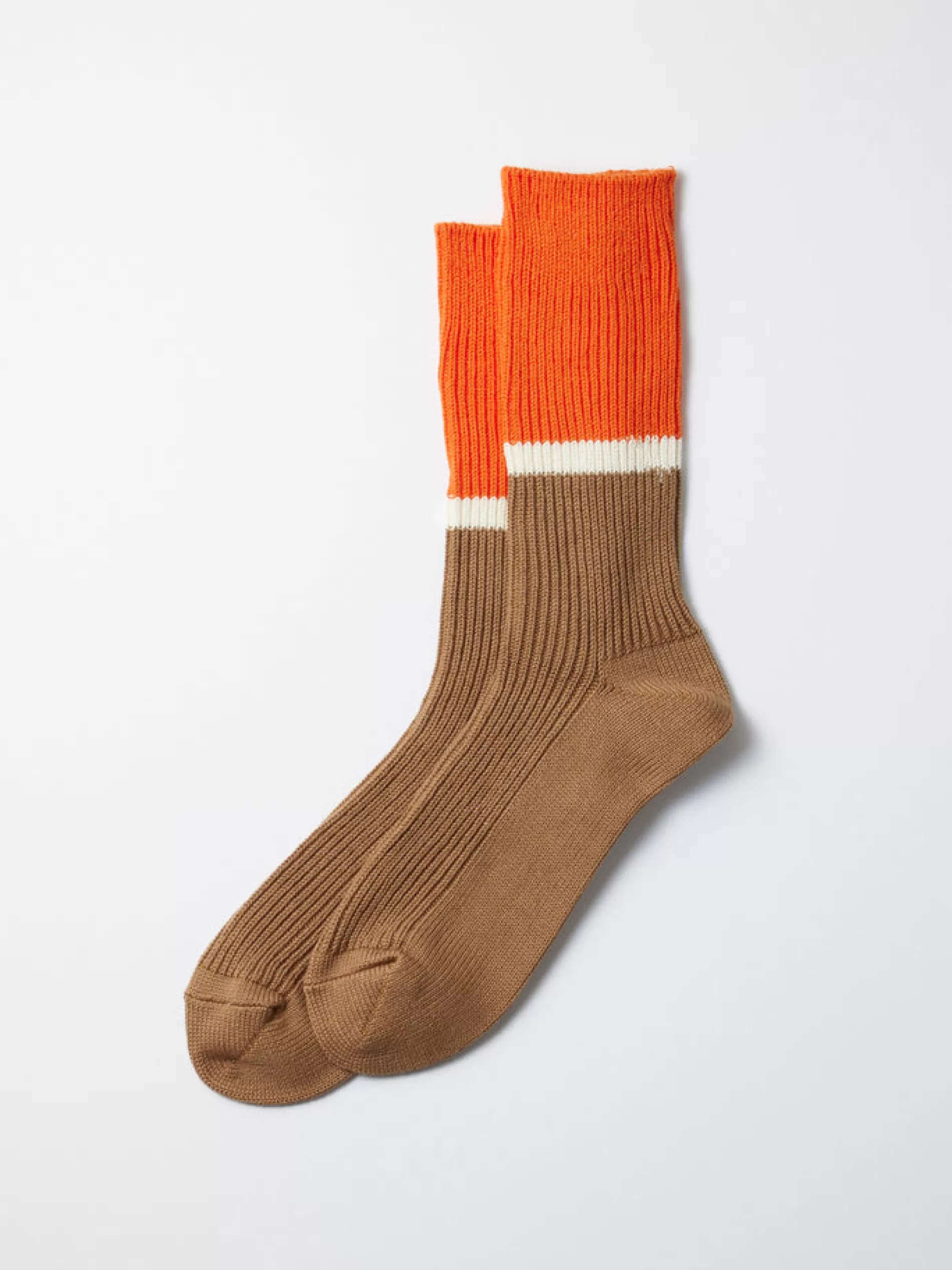 Alex Mill Bicolor Ribbed Crew Socks Blue/Green Best