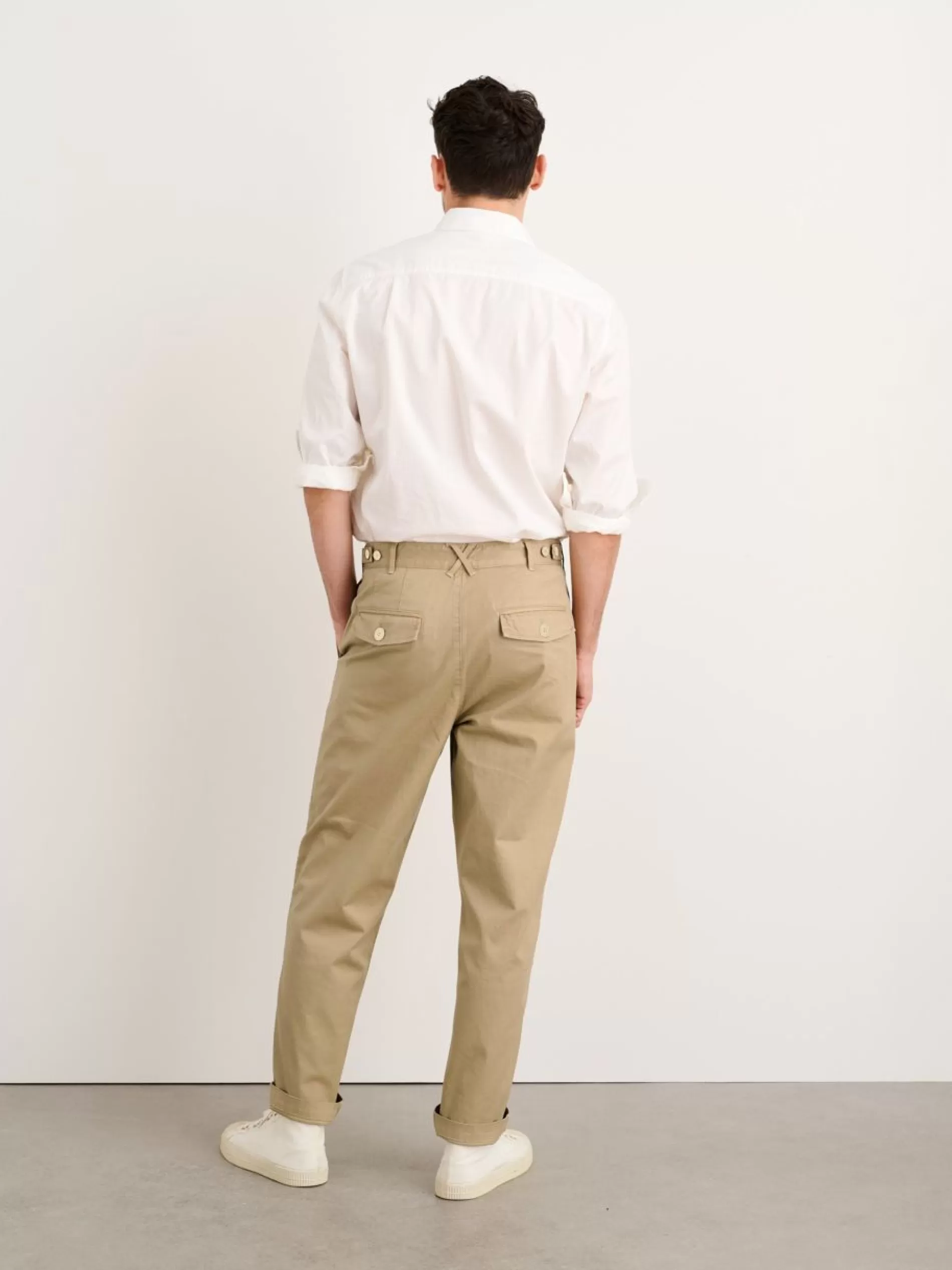 Alex Mill Flat Front Pant In Vintage Twill Vintage Khaki Online