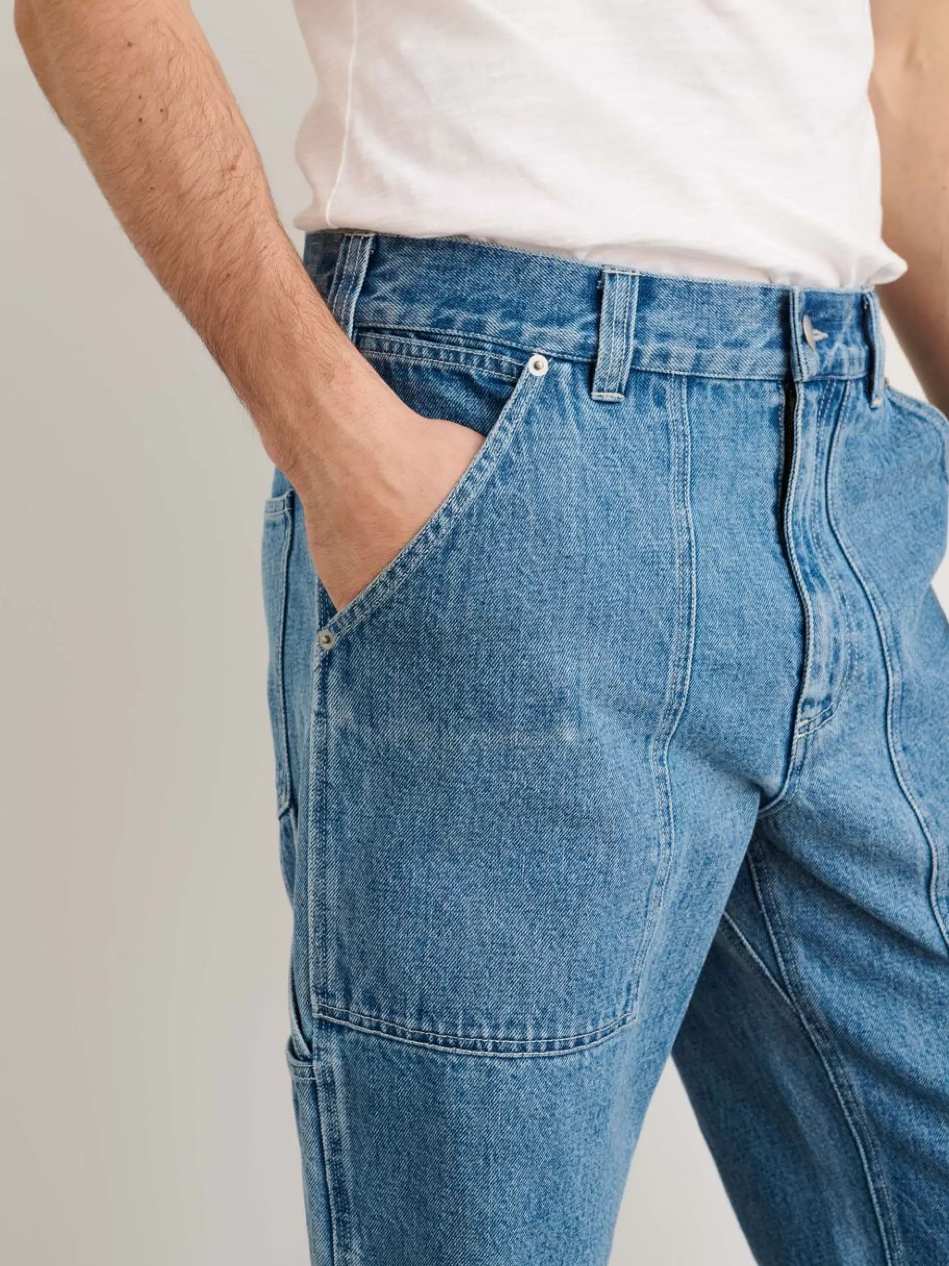 Alex Mill Painter Pant In Vintage Wash Denim Best