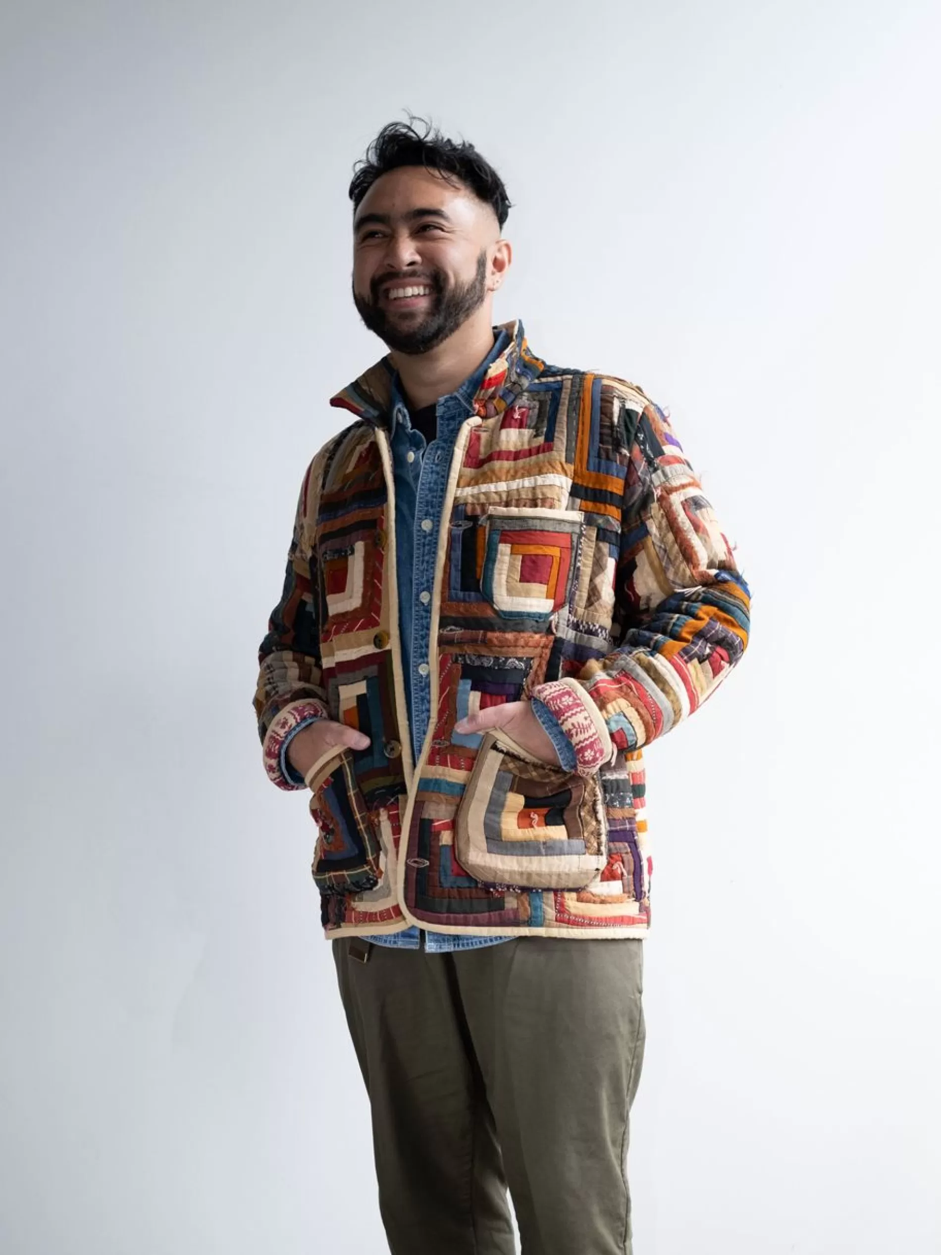 Alex Mill Rework Jacket In Vintage Quilts Best Sale