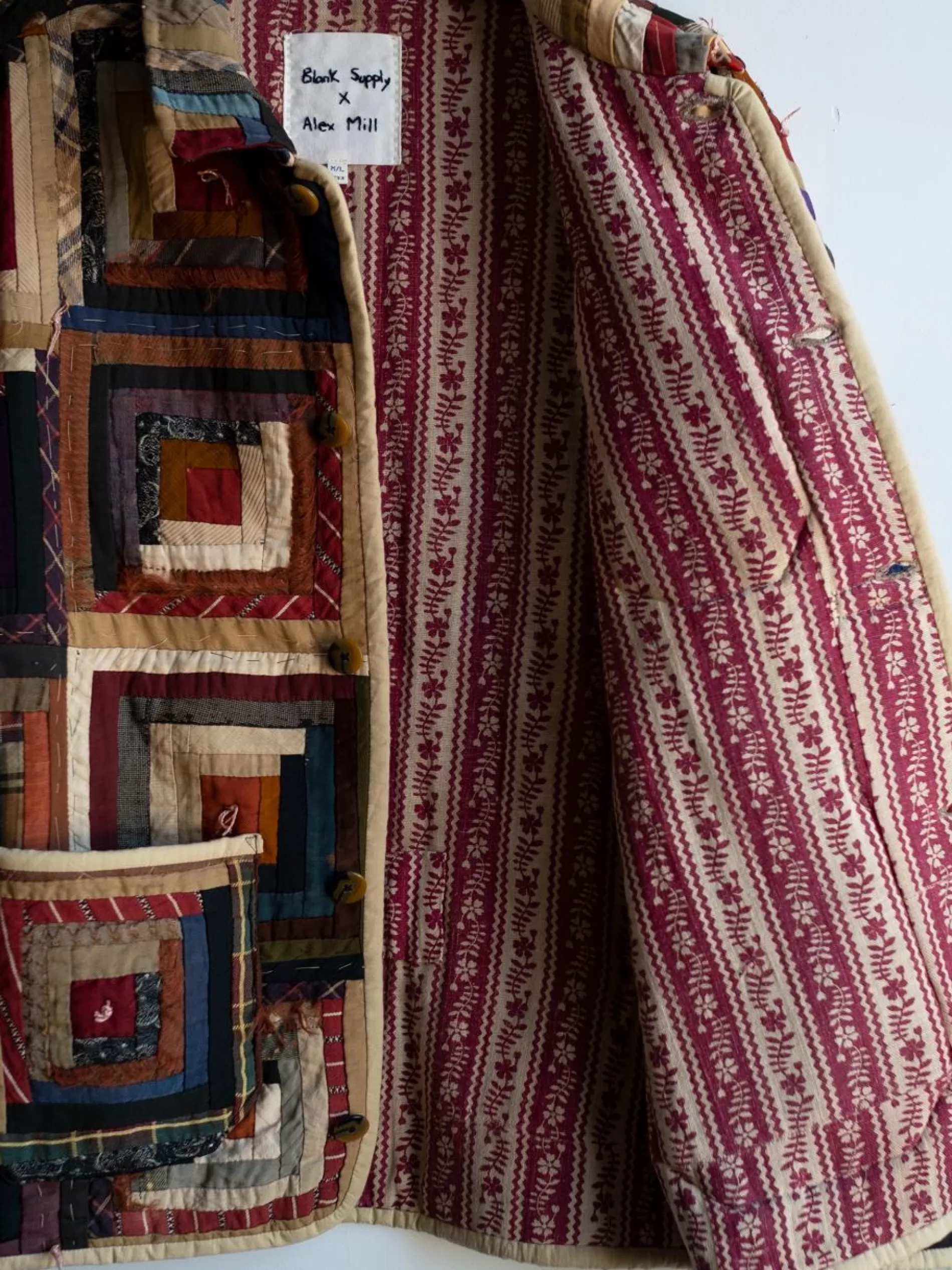 Alex Mill Rework Jacket In Vintage Quilts Best Sale