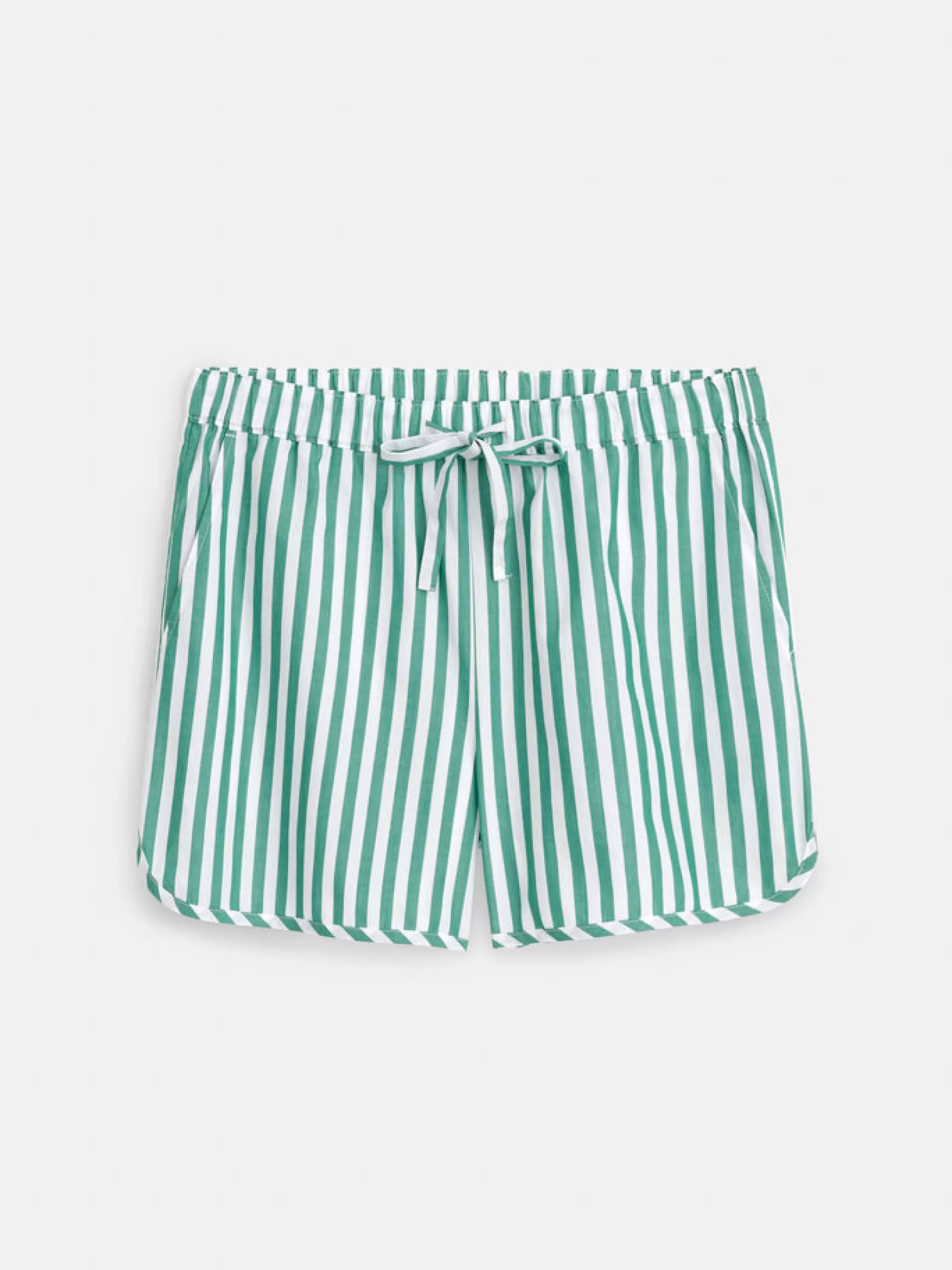 Alex Mill Rework Sunny Pull On Short In Bold Stripe Green/White Fashion