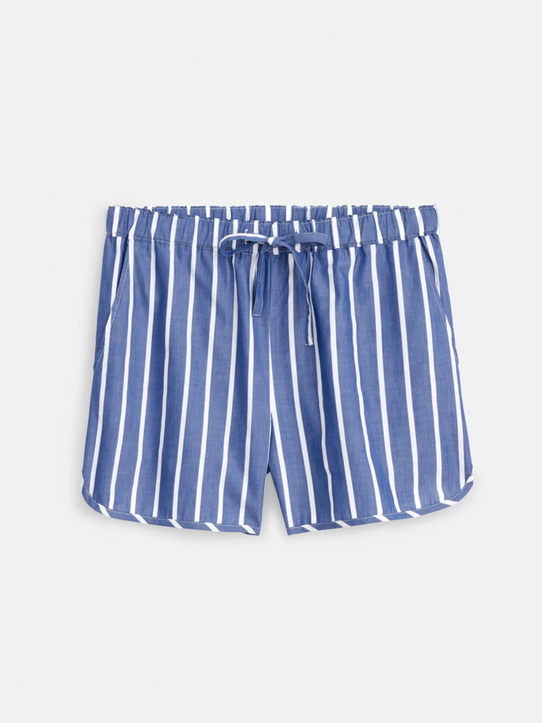 Alex Mill Rework Sunny Pull On Short In Wide Stripe Store
