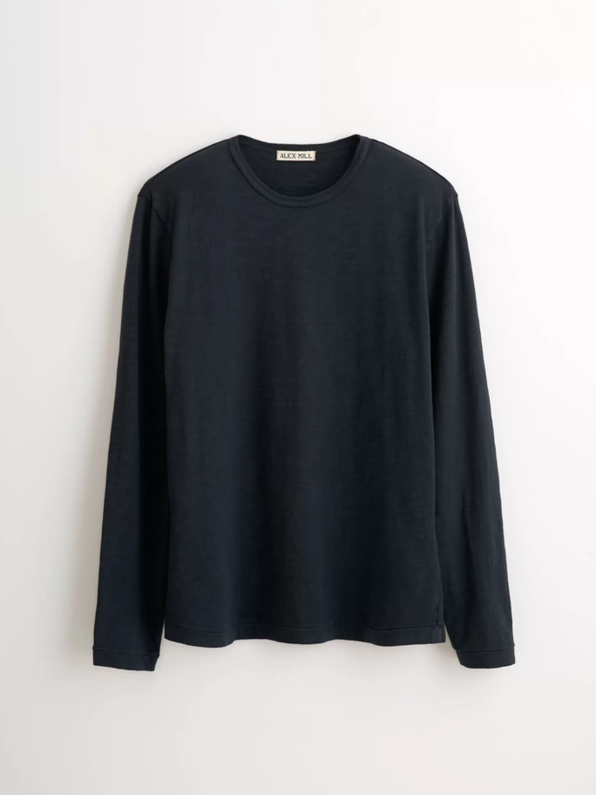 Alex Mill Standard Long Sleeve T-Shirt In Slub Cotton White Fashion