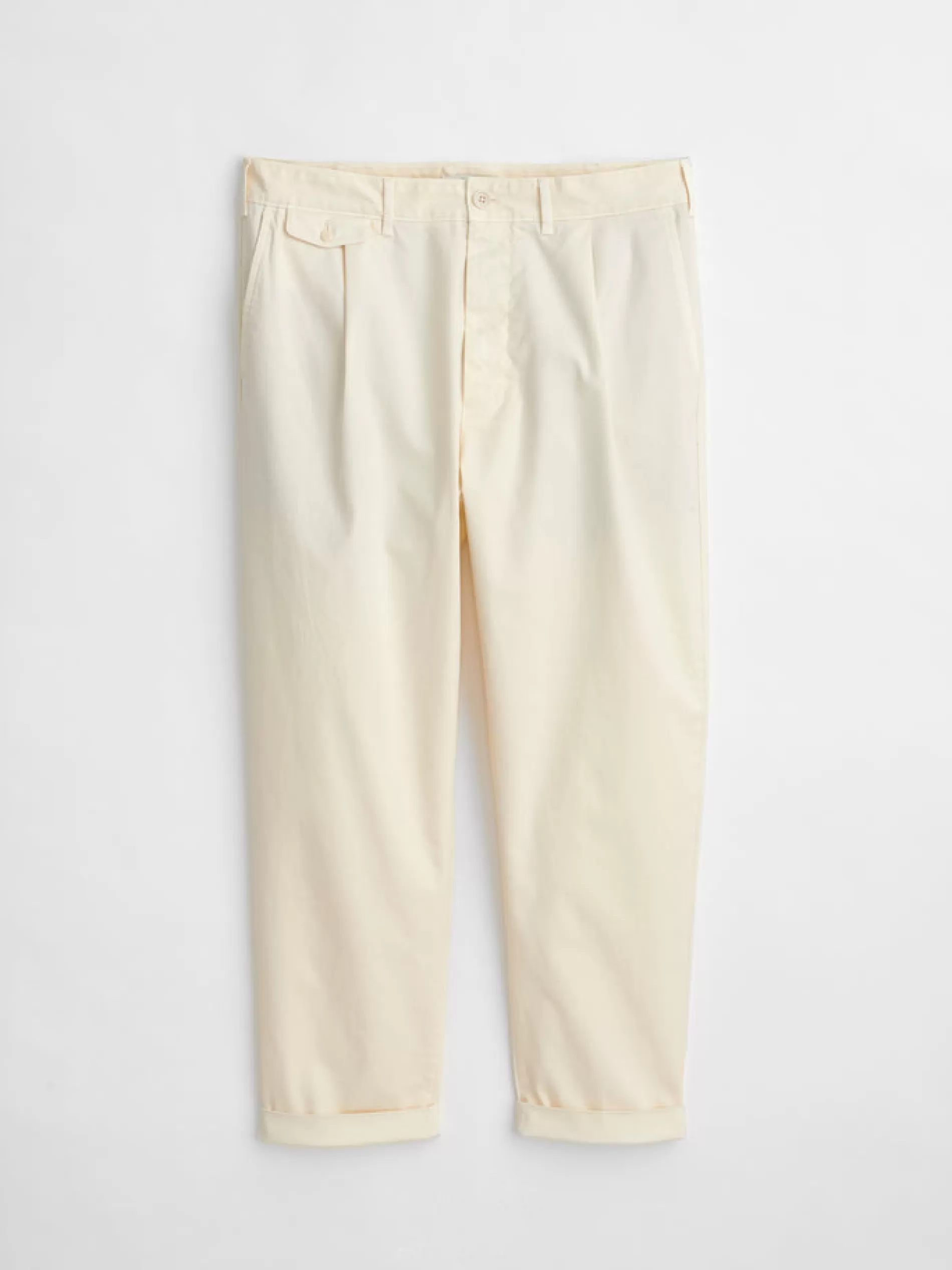 Alex Mill Standard Pleated Pant In Chino Dark Khaki Hot