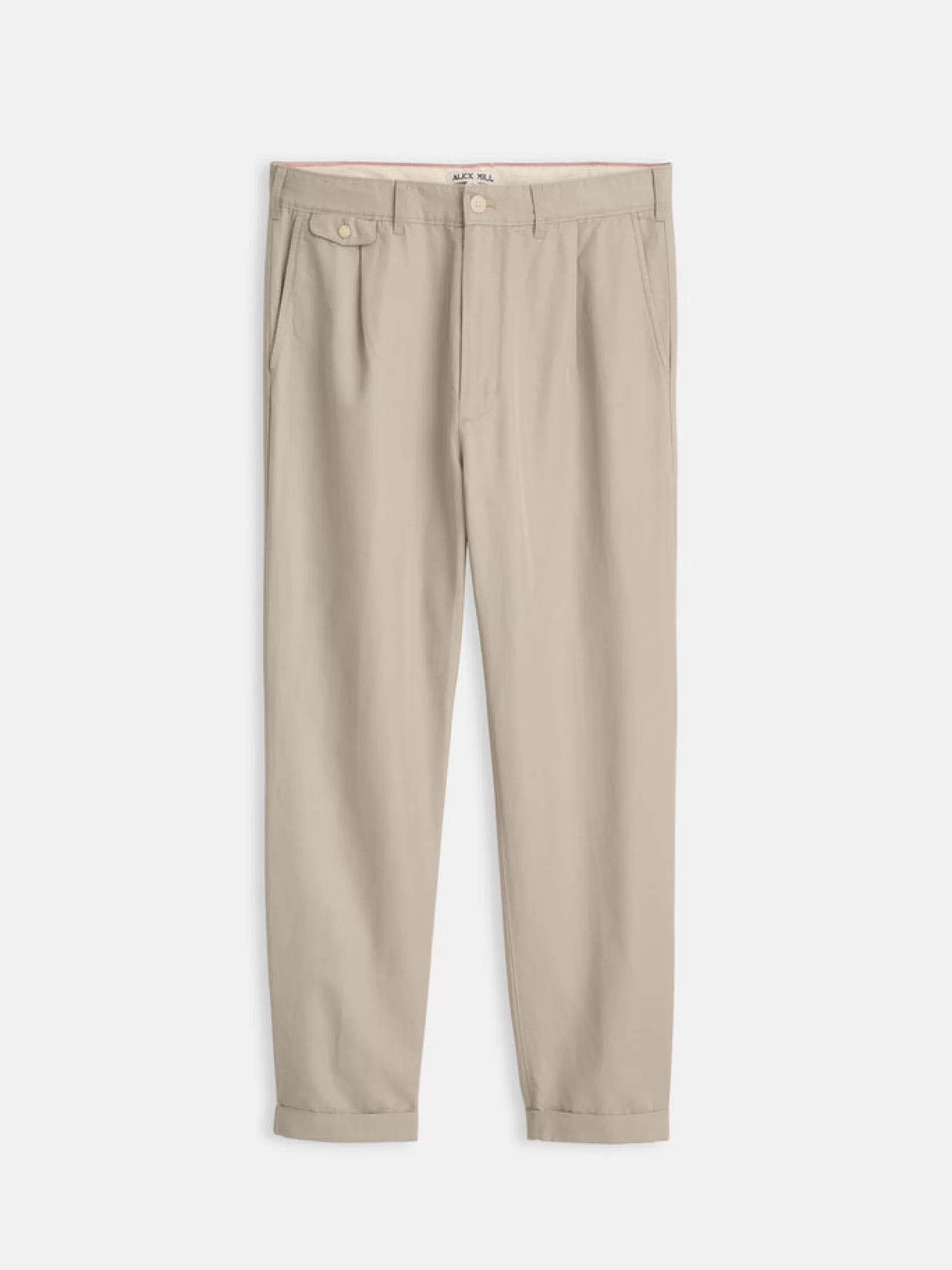 Alex Mill Standard Pleated Pant In Cotton Linen Dark Navy Best Sale
