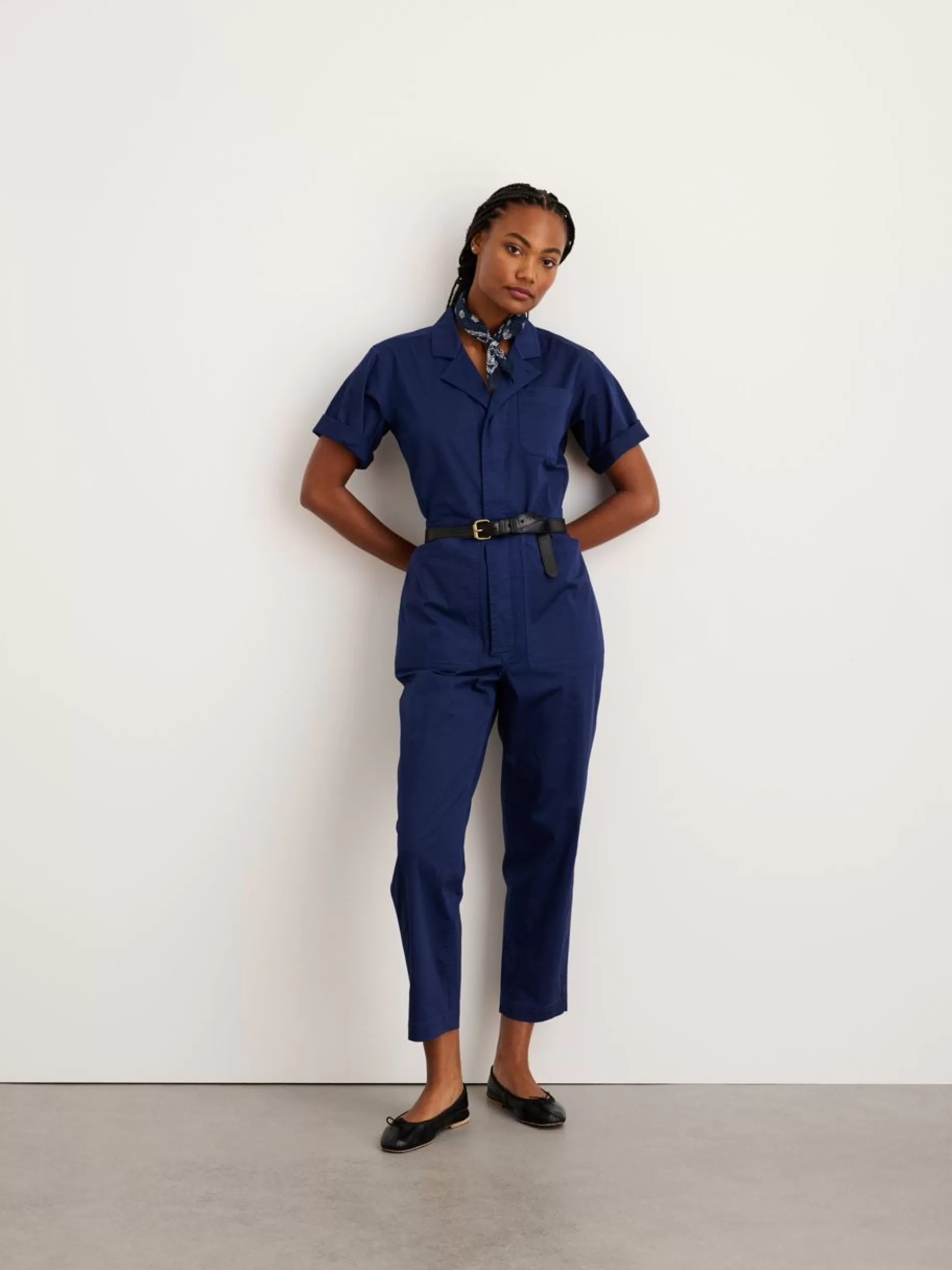 Alex Mill Standard Short Sleeve Jumpsuit Faded Olive New