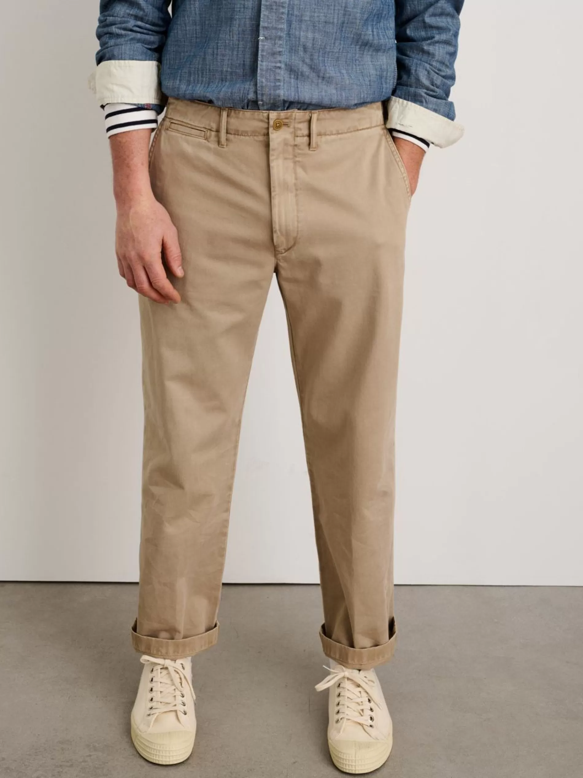 Alex Mill Straight Leg Pant In Vintage Washed Chino Vintage Olive Fashion
