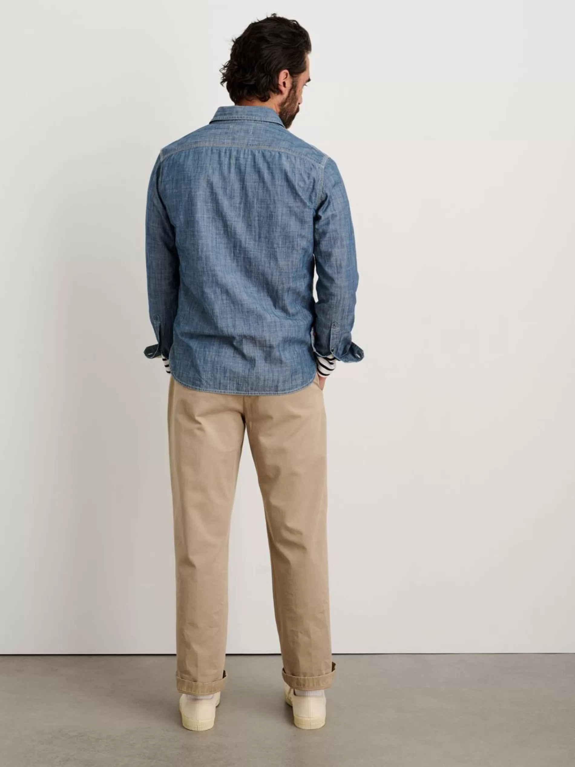 Alex Mill Straight Leg Pant In Vintage Washed Chino Vintage Olive Fashion