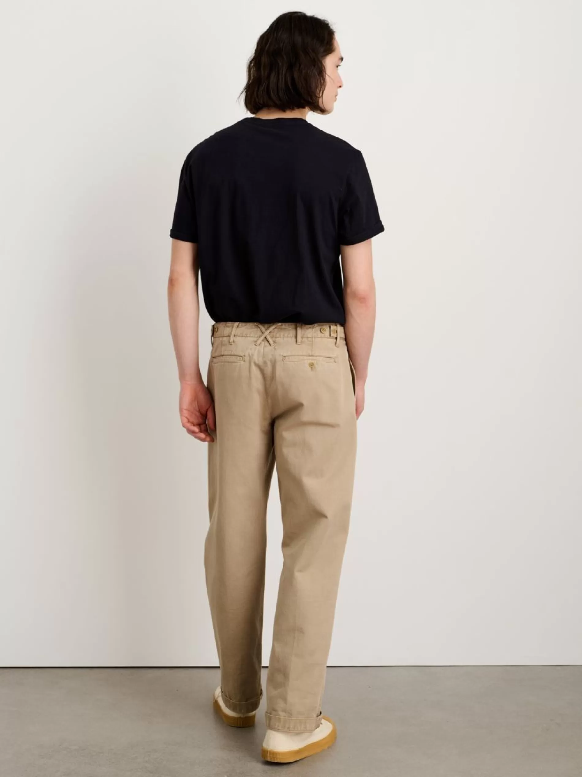 Alex Mill Straight Leg Pant In Vintage Washed Chino (Long Inseam) Vintage Olive Clearance