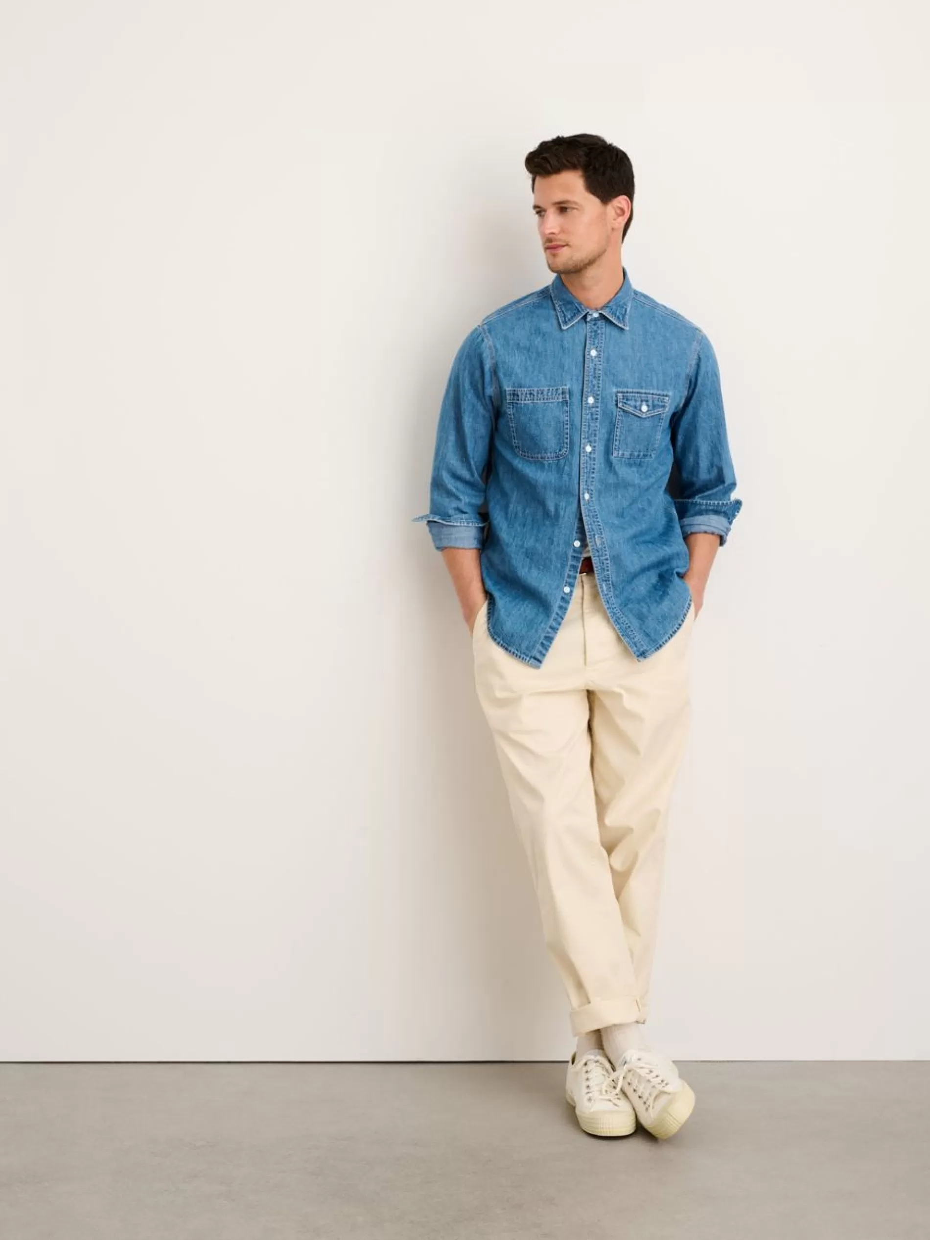Alex Mill Work Shirt In Washed Denim Best